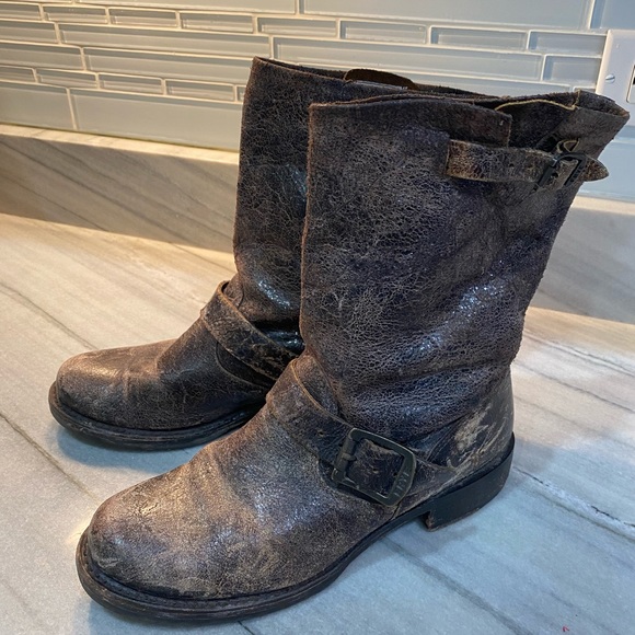 frye motorcycle boots womens